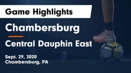 Chambersburg  vs Central Dauphin East  Game Highlights - Sept. 29, 2020
