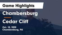 Chambersburg  vs Cedar Cliff  Game Highlights - Oct. 10, 2020