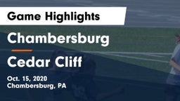Chambersburg  vs Cedar Cliff  Game Highlights - Oct. 15, 2020