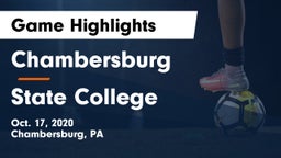 Chambersburg  vs State College  Game Highlights - Oct. 17, 2020