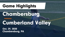 Chambersburg  vs Cumberland Valley  Game Highlights - Oct. 29, 2020