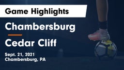 Chambersburg  vs Cedar Cliff  Game Highlights - Sept. 21, 2021