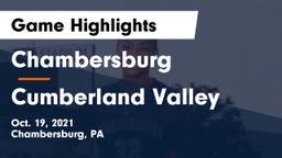 Chambersburg  vs Cumberland Valley  Game Highlights - Oct. 19, 2021