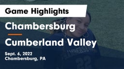 Chambersburg  vs Cumberland Valley  Game Highlights - Sept. 6, 2022