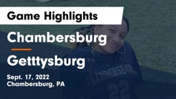 Chambersburg  vs Getttysburg  Game Highlights - Sept. 17, 2022