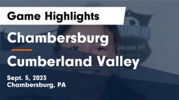 Chambersburg  vs Cumberland Valley  Game Highlights - Sept. 5, 2023