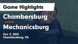 Chambersburg  vs Mechanicsburg Game Highlights - Oct. 9, 2023