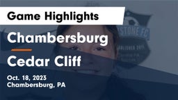 Chambersburg  vs Cedar Cliff  Game Highlights - Oct. 18, 2023