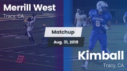 Matchup: West  vs. Kimball  2018