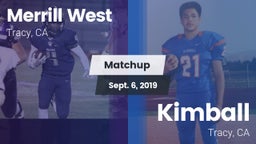 Matchup: West  vs. Kimball  2019