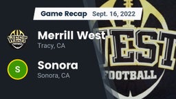 Recap: Merrill West  vs. Sonora  2022