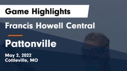Francis Howell Central  vs Pattonville  Game Highlights - May 2, 2022