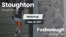 Matchup: Stoughton High vs. Foxborough  2017