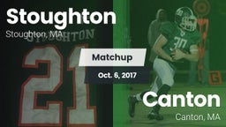 Matchup: Stoughton High vs. Canton   2017