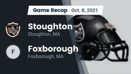 Recap: Stoughton  vs. Foxborough  2021
