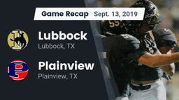 Recap: Lubbock  vs. Plainview  2019