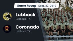 Recap: Lubbock  vs. Coronado  2019