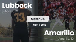 Matchup: Lubbock  vs. Amarillo  2019