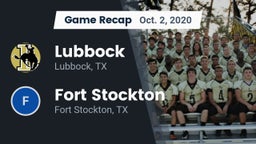 Recap: Lubbock  vs. Fort Stockton  2020