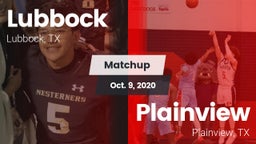 Matchup: Lubbock  vs. Plainview  2020