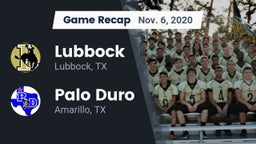 Recap: Lubbock  vs. Palo Duro  2020