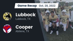 Recap: Lubbock  vs. Cooper  2022