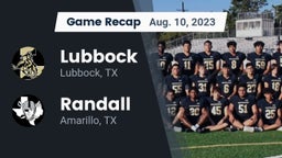 Recap: Lubbock  vs. Randall  2023