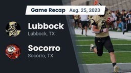 Recap: Lubbock  vs. Socorro  2023