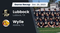 Recap: Lubbock  vs. Wylie  2023