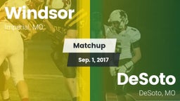 Matchup: Windsor  vs. DeSoto  2017