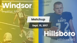 Matchup: Windsor  vs. Hillsboro  2017