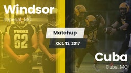 Matchup: Windsor  vs. Cuba  2017