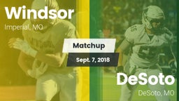 Matchup: Windsor  vs. DeSoto  2018