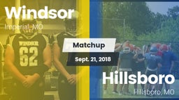 Matchup: Windsor  vs. Hillsboro  2018