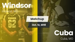 Matchup: Windsor  vs. Cuba  2018