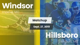 Matchup: Windsor  vs. Hillsboro  2019