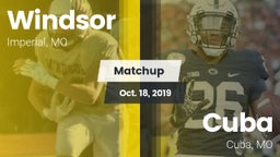 Matchup: Windsor  vs. Cuba  2019