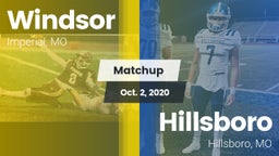 Matchup: Windsor  vs. Hillsboro  2020