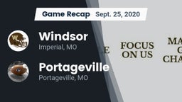 Recap: Windsor  vs. Portageville  2020