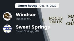 Recap: Windsor  vs. Sweet Springs  2020