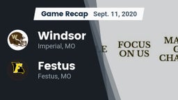 Recap: Windsor  vs. Festus  2020