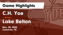 C.H. Yoe  vs Lake Belton   Game Highlights - Nov. 28, 2020