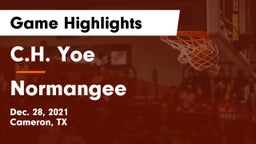 C.H. Yoe  vs Normangee  Game Highlights - Dec. 28, 2021