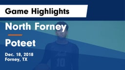 North Forney  vs Poteet  Game Highlights - Dec. 18, 2018