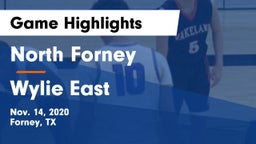 North Forney  vs Wylie East  Game Highlights - Nov. 14, 2020