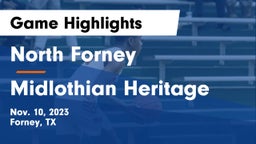 North Forney  vs Midlothian Heritage  Game Highlights - Nov. 10, 2023
