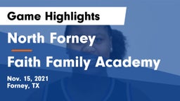 North Forney  vs Faith Family Academy Game Highlights - Nov. 15, 2021