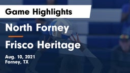 North Forney  vs Frisco Heritage  Game Highlights - Aug. 10, 2021