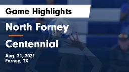 North Forney  vs Centennial  Game Highlights - Aug. 21, 2021