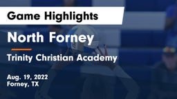 North Forney  vs Trinity Christian Academy  Game Highlights - Aug. 19, 2022